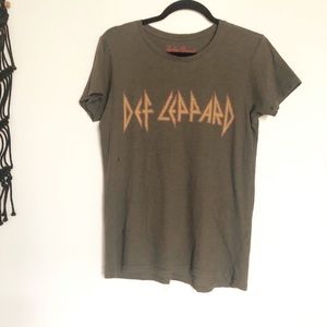 Lucky brand Def Leppard graphic tee